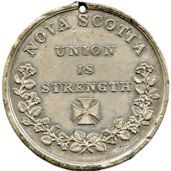 Lr. 475 Temperance Society Token Of Membership Nova Scotia.