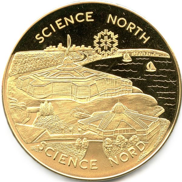 Sudbury. 1984 Science North Medallion.