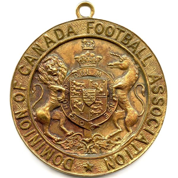 Dominion Of Canada Football Association Award.