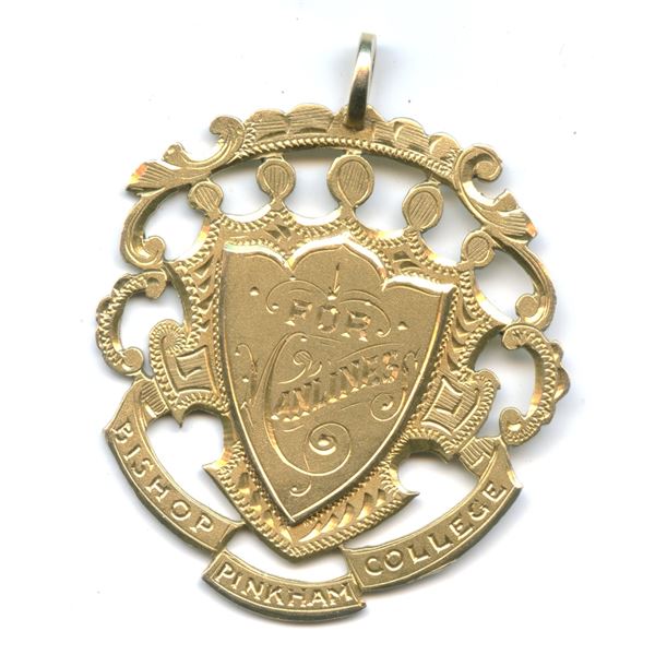 Bishop Pinkham 1914 Gold Medal
