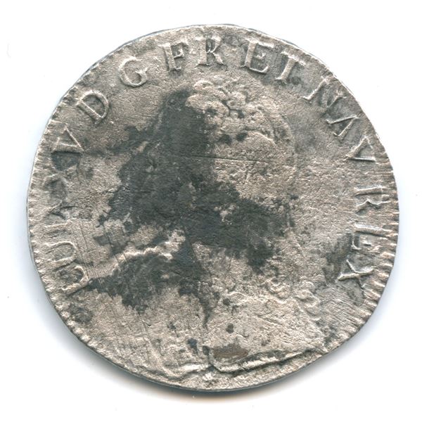 KM 486.6/Gad. #321: France 1730 ecu “D” (Lyon) weight: 27.95, Grade 2