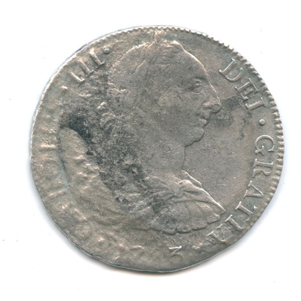 Spanish colonial, 1783, 8 reales, Mexico, 20.07g