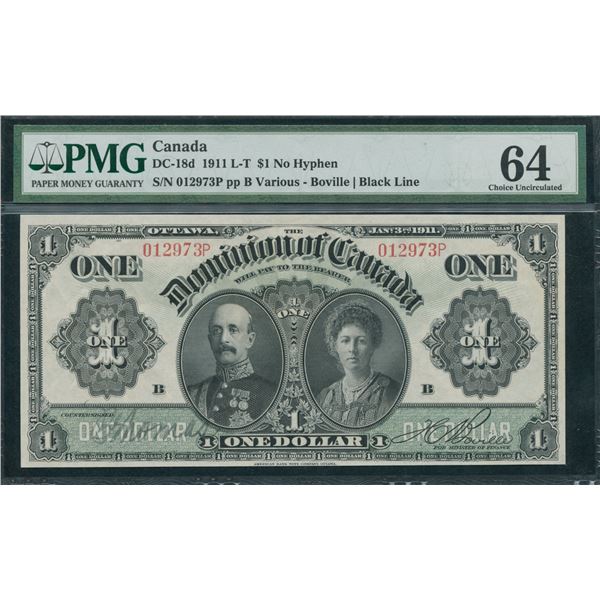Dominion of Canada $1, 1911