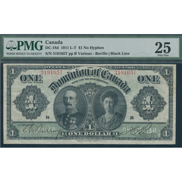 Dominion of Canada $1, 1911