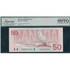 Image 1 : Bank of Canada $50, 1988 Mismatched Serial Numbers
