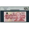 Image 2 : Bank of Canada $50, 1988 Mismatched Serial Numbers