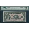 Image 1 : Bank of Canada $20, 1935 - Large Seal