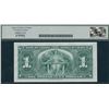 Image 2 : Bank of Canada $1, 1937 - Superb Gem