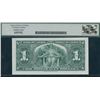 Image 2 : Bank of Canada $1, 1937 - Changeover