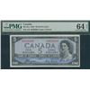 Image 1 : Bank of Canada $5, 1954 - Devil's Face