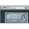 Image 1 : Bank of Canada $5, 1954 - Devil's Face, Changeover