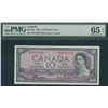 Image 1 : Bank of Canada $10, 1954 - Devil's Face