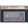 Image 4 : Bank of Canada $10, 1954 - 5 Consecutive Devil's Face Notes