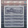 Image 5 : Bank of Canada $10, 1954 - 5 Consecutive Devil's Face Notes