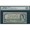 Image 1 : Bank of Canada $20, 1954 - Devil's Face