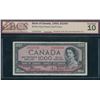 Image 1 : Bank of Canada $1000, 1954 - Devil's Face, Changeover