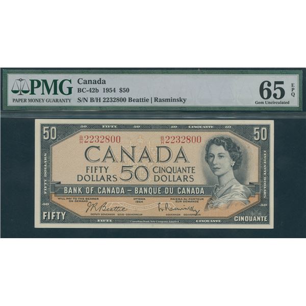 Bank of Canada $50, 1954
