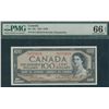 Image 1 : Bank of Canada $100, 1954