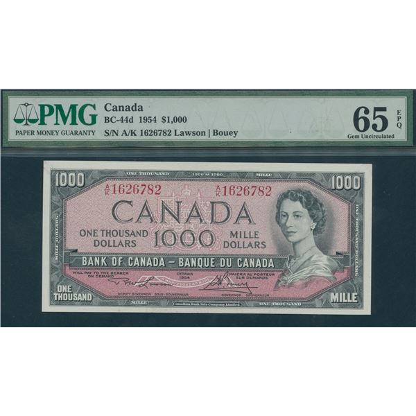 Bank of Canada $1000, 1954