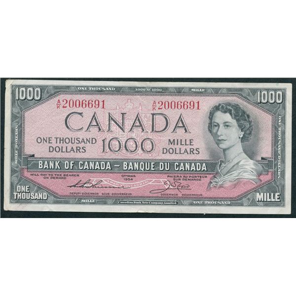 Bank of Canada $1000, 1954