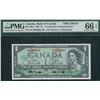 Image 1 : Bank of Canada $1, 1967 - Specimen #262