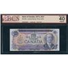 Image 1 : Bank of Canada $10, 1971 - Rare Good Over