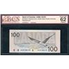 Image 1 : Bank of Canada $100, 1988 - Replacement