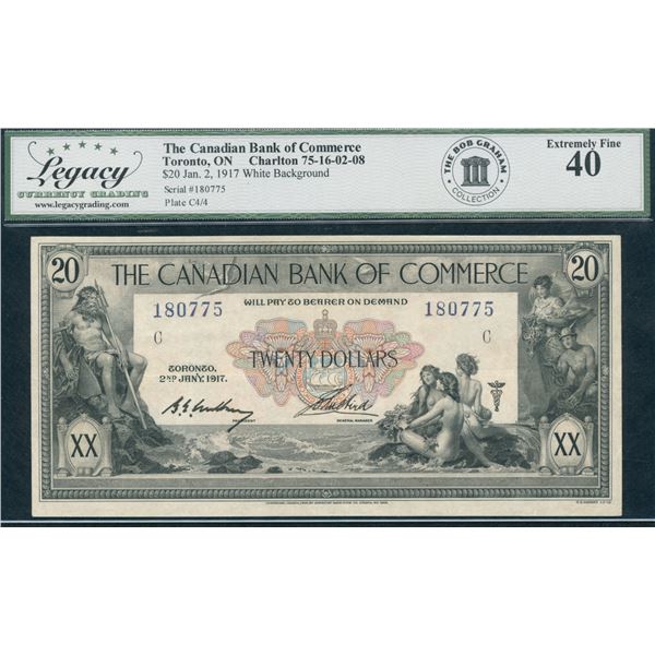 Canadian Bank of Commerce $20, 1917