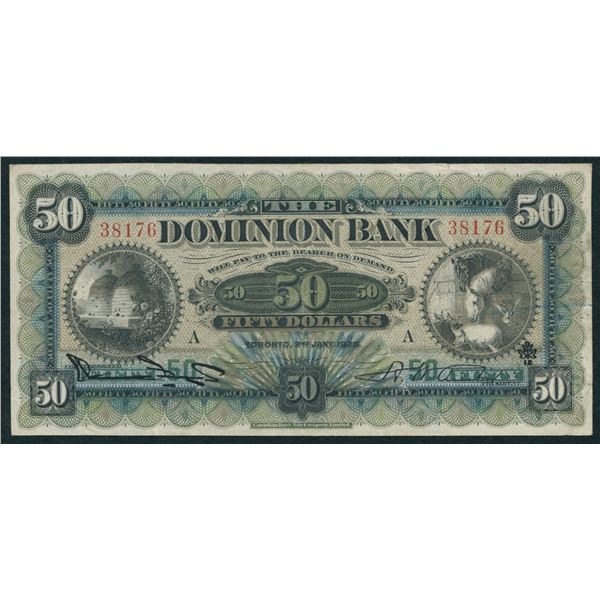 Dominion Bank $50, 1925
