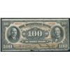 Image 1 : Dominion Bank $100, 1931