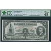 Image 1 : La Banque Nationale $5, 1922 - Specimen