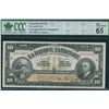 Image 1 : La Banque Nationale $10, 1922 - Specimen