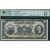 Image 1 : La Banque Nationale $20, 1922 - Specimen