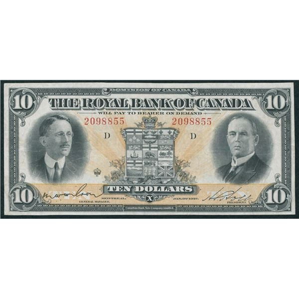 Royal Bank of Canada $10, 1927