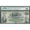 Image 1 : Westmorland Bank of New Brunswick $2, 1861 - Remainder