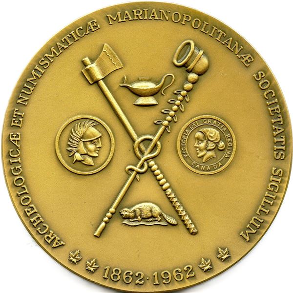 Lot of Two 1962 ArcheologicӔ Et NumismaticӔ Medals.