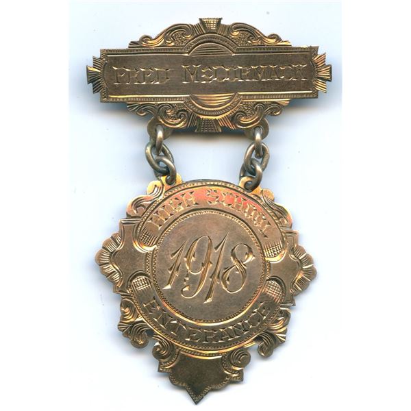 High School Enterance Gold Medal