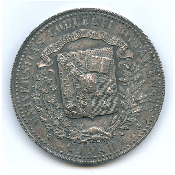 Lr. 1851 University College of Ottawa. Undated. Silver