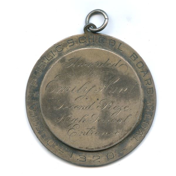 Durham Public School Board Silver Medal