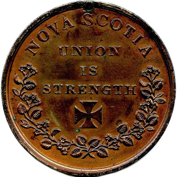 Lr. 475 Temperance Society Token Of Membership Nova Scotia.