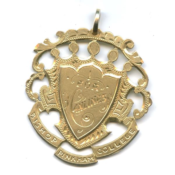 Bishop Pinkham 1914 Gold Medal