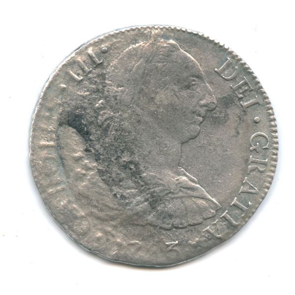 Spanish colonial, 1783, 8 reales, Mexico, 20.07g