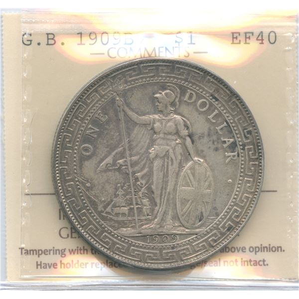 1909B Great Britain Trade Dollar