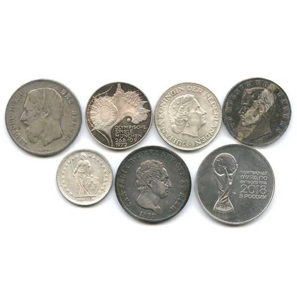 World Coins - Silver Lot of 7.