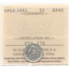 Image 1 : 1881 Newfoundland Five Cents