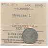 Image 1 : 1870 Newfoundland Ten Cents - Key Date