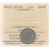 Image 1 : 1876H Newfoundland Ten Cents