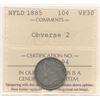 Image 1 : 1885 Newfoundland Ten Cents - Key Date