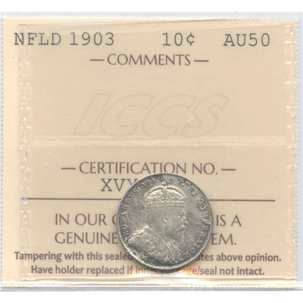 1903 Newfoundland Ten Cents