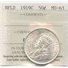 Image 1 : 1919C Newfoundland Fifty Cents